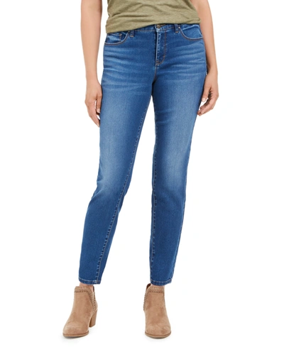 Style & Co Women's Curvy-fit Mid-rise Skinny Jeans, Regular, Short And Long Lengths, Created For Macy's In Multi