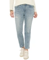 DEMOCRACY WOMEN'S "AB"SOLUTION VINTAGE-LIKE DISTRESSED SKINNY JEANS