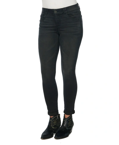 Democracy Women's Ab Solution High Rise Skinny Jeans In Black