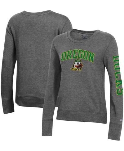Champion Women's Charcoal Oregon Ducks University 2.0 Fleece Sweatshirt