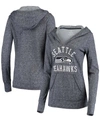 Fanatics Women's College Navy Seattle Seahawks Doubleface Slub Pullover Hoodie In Navy