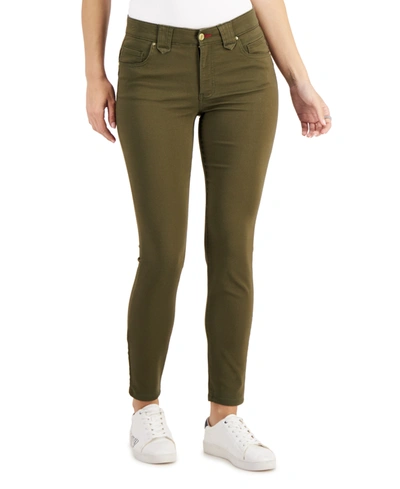 Tommy Hilfiger Th Flex Waverly Sateen Skinny Pants In Thyme