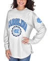 PRESSBOX WOMEN'S WHITE NORTH CAROLINA TAR HEELS EDITH LONG SLEEVE T-SHIRT