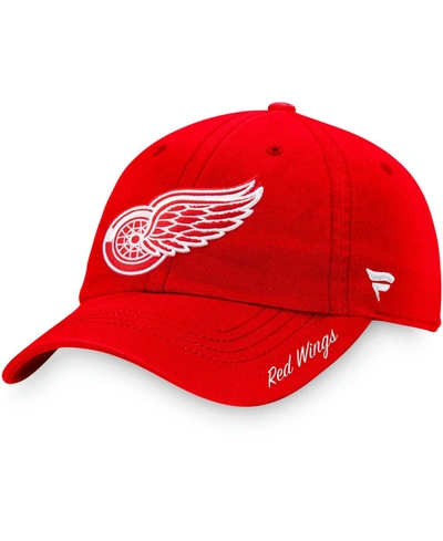 Fanatics Women's Red Detroit Red Wings Core Primary Logo Adjustable Hat
