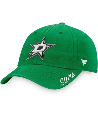Fanatics Women's Kelly Green Dallas Stars Primary Logo Adjustable Hat