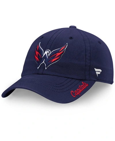 Fanatics Women's Navy Washington Capitals Core Primary Logo Adjustable Hat