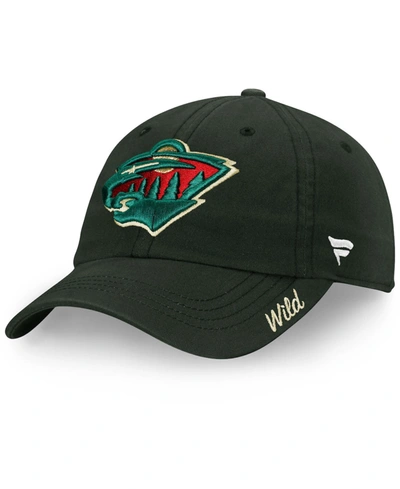 Fanatics Women's Green Minnesota Wild Core Primary Logo Adjustable Hat