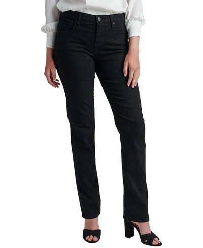 Jag Women's Ruby Mid Rise Corduroy Straight Leg Pants In Space Blue