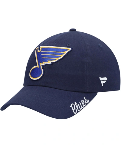 Fanatics Women's Navy St. Louis Blues Primary Logo Adjustable Hat