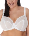 Elomi Full Figure Charley Stretch Lace Bra El4382, Online Only In White