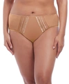 Elomi Plus Size Matilda Brief Panty El8905, Online Only In Cafe Au Lait