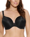 ELOMI FULL FIGURE BIJOU UNDERWIRE BANDED MOLDED CUP BRA EL8722, ONLINE ONLY