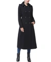 KIMI & KAI WOMEN'S LAILA LONG HOODED WOOL WALKING COAT