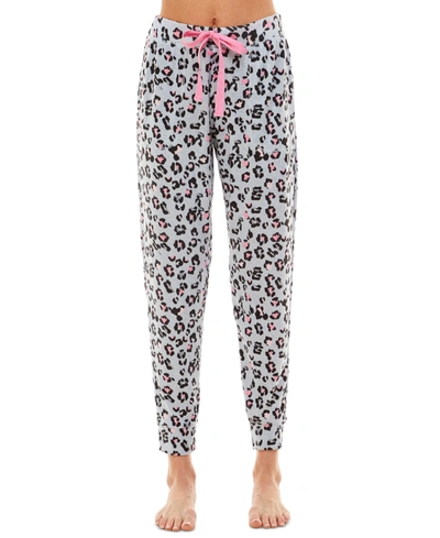 Jaclyn Intimates Whisper Luxe Jogger Pajama Pants In Spotty Felix