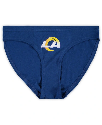 Concepts Sport Women's Royal Los Angeles Rams Solid Panties In Royal Blue