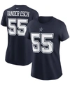 Nike Women's Leighton Vander Esch Navy Dallas Cowboys Name And Number T-shirt In Navy