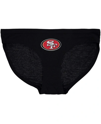 Concepts Sport Women's Black San Francisco 49ers Solid Logo Panties