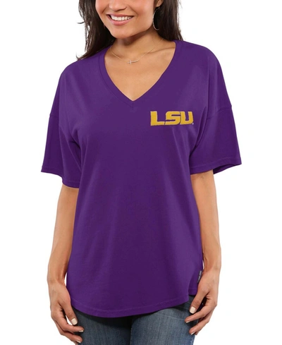 Spirit Jersey Women's Purple Lsu Tigers Oversized T-shirt