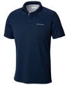 Columbia Men's Big And Tall Perfect Cast Polo Shirt In Collegiate Navy/ Grey