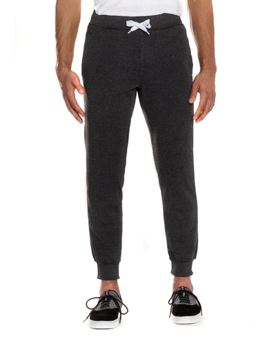 Southpole Men's Fleece Jogger Sweatpants In Heather Charcoal