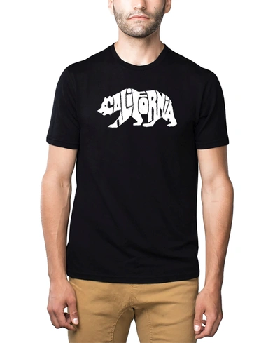 La Pop Art Men's Word Premium Art T-shirt In Black