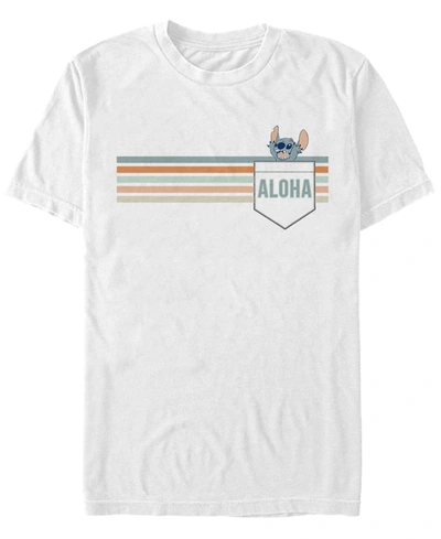 Fifth Sun Men's Stitch Aloha Short Sleeve T-shirt In White