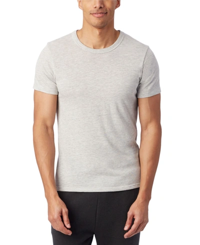 Alternative Apparel Men's Jersey Crew T-shirt In Heather Gr