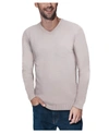 X-ray V-neck Rib Knit Sweater In Heather Gr