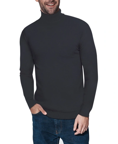 X-ray Men's Turtleneck Pull Over Sweater In Heather Gray