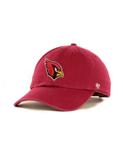 47 Brand Arizona Cardinals Clean Up Cap In Red