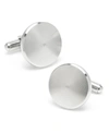 Ox & Bull Trading Co. Ox Bull & Trading Co Brushed Radial Cufflinks In Silver