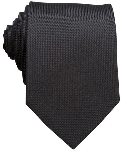 Perry Ellis Men's  Oxford Solid Tie In Black