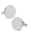 Ox & Bull Trading Co. Ox Bull & Trading Co Brushed Radial Cufflinks In Silver