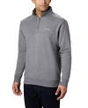 Columbia Men's Hart Mountain Ii Quarter-zip Fleece Sweatshirt In Charcoal Heather