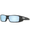 Oakley Polarized Gascan Polarized Sunglasses, Oo9014 In Matte Black Camo/prizm Deep Water Polari