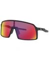 Oakley Sutro S Prizm Road Shield Mens Sunglasses Oo9462 946204 28 In Matte Black/prizm Road