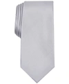 ALFANI MEN'S METALLIC TEXTURE SLIM TIE, CREATED FOR MACY'S