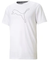 Puma Big & Tall Cat Mens Fitness Workout Shirts & Tops In White
