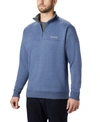 Columbia Men's Big & Tall Hart Mountain Ii Half Zip Sweatshirt In Carbon Heather
