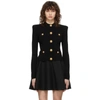 Balmain Black Cropped Cardigan