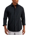 ALFANI MEN'S REGULAR-FIT MEDALLION-PRINT SHIRT, CREATED FOR MACY'S