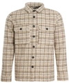 NATIVE YOUTH MEN'S CHECK OVER-SHIRT