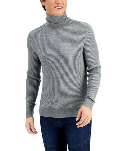 Inc International Concepts Men's Ascher Rollneck Sweater, Created For Macy's In Hthr Grey B