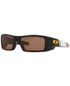 Oakley Nfl Collection Men's Sunglasses, Washington Commanders Oo9014 60 Gascan In Was Matte Black