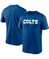 Nike Indianapolis Colts Primetime Wordmark Essential  Men's Nfl T-shirt In Royal