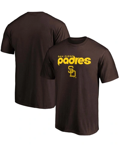 Fanatics Men's Brown San Diego Padres Cooperstown Collection Team Wahconah T-shirt