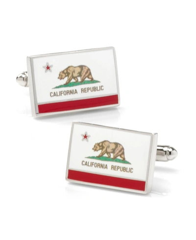 Cufflinks, Inc Men's California State Flag Cufflinks In Multi