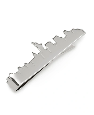 Cufflinks, Inc Men's New York Skyline Tie Bar In Silver-tone