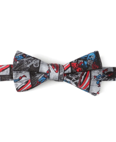 Marvel Men's Captain America Comic Bow Tie In Multi