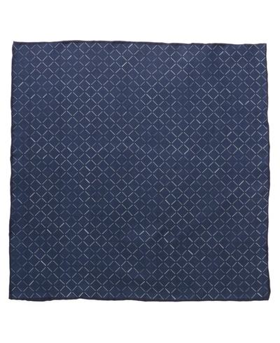 Ox & Bull Trading Co. Men's Diamond Pocket Square In Navy